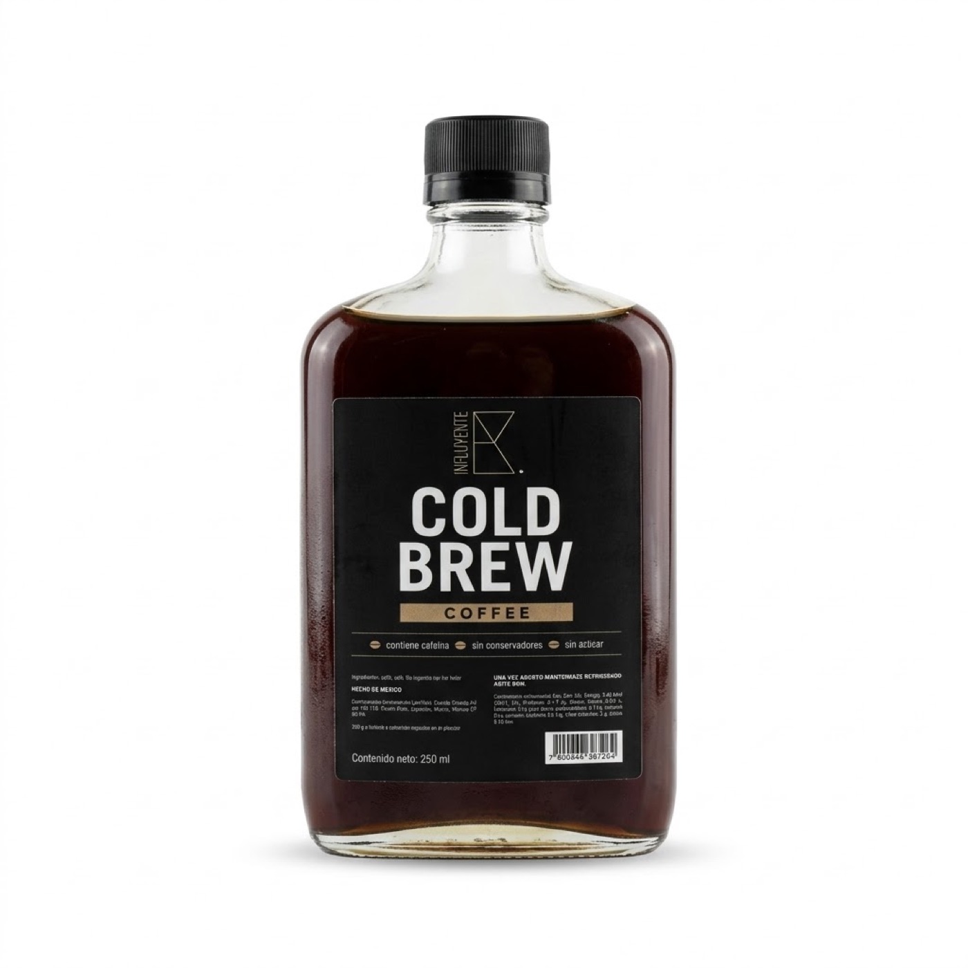 Botella INFLUYENTE Cold Brew Coffee 250 ml